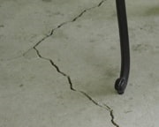 Floor cracks