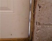 Floor, wall and ceiling gaps