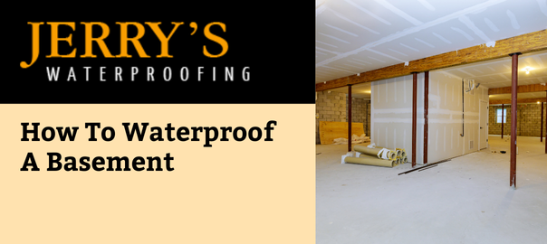 How to Waterproof a Basement