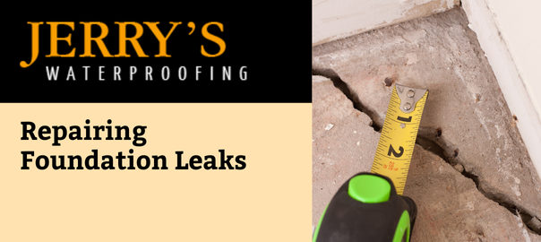 Repairing Foundation Leaks