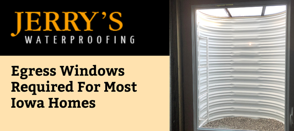 Egress Windows Required for Most Iowa Homes