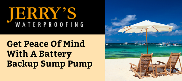 Get Peace of Mind On Vacation With a Battery Backup Sump Pump